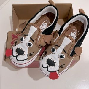 BNIB Vans dog toddler slip-on sneaker unisex size 9.5